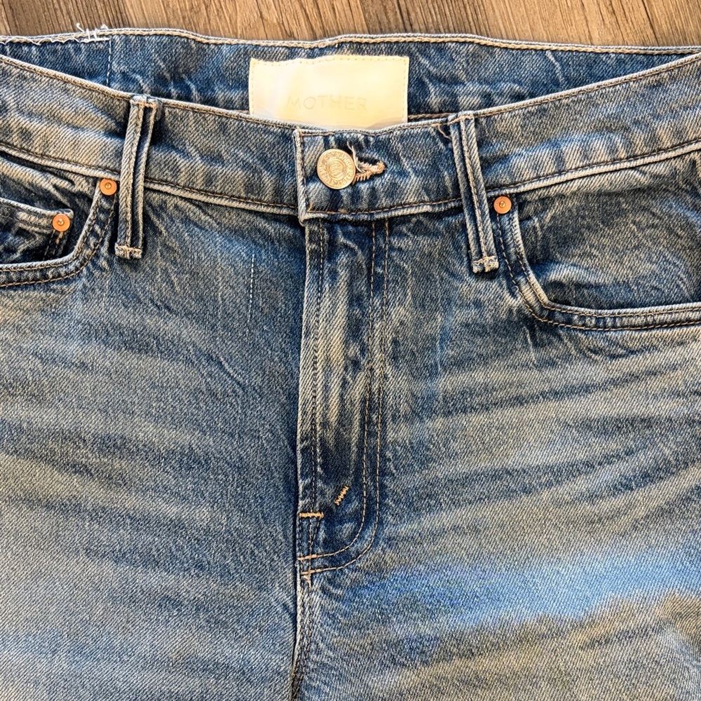 Mother The Outsider Flood Jeans – Are We There Yet Size 28 | NWT - Picture 8 of 16